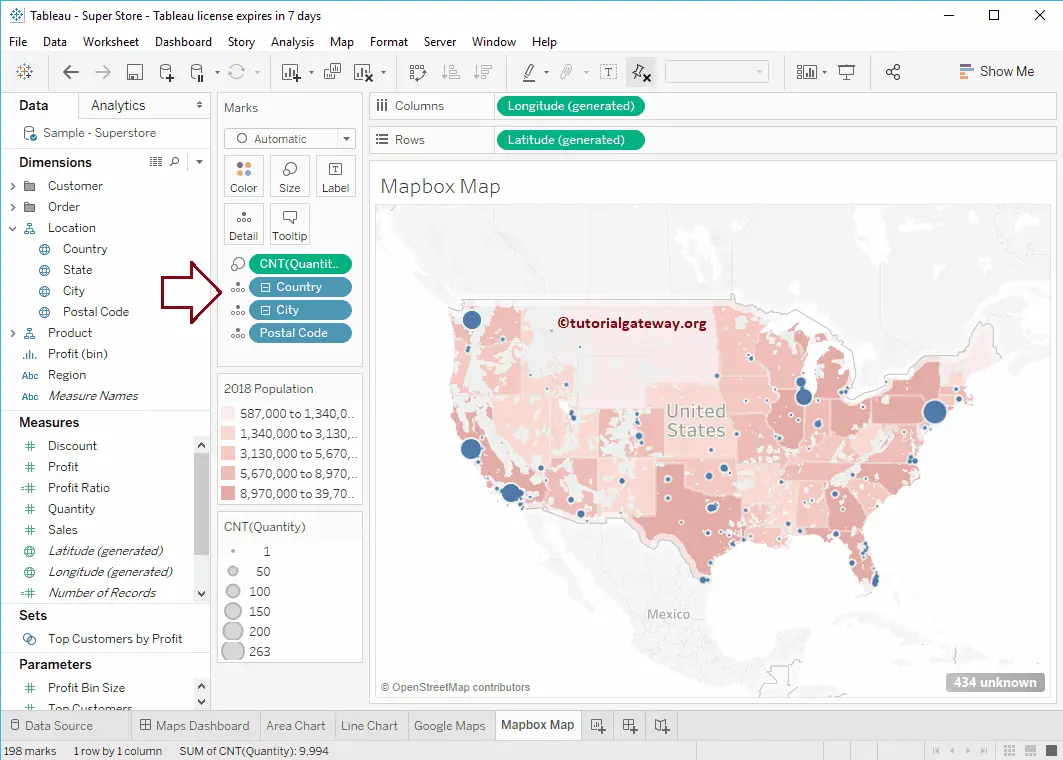 How to use Mapbox Maps as a Background Map in Tableau 5