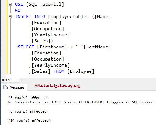 INSTEAD OF INSERT Triggers in SQL Server 3