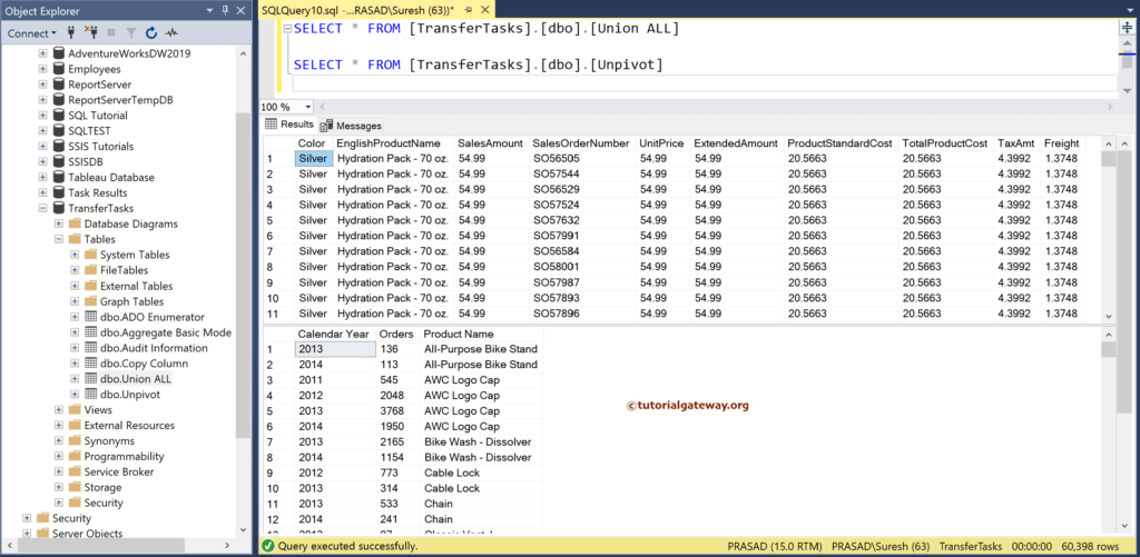 SSIS Data Flow Task to Copy Tables from one SQL Instance to AnotherResult