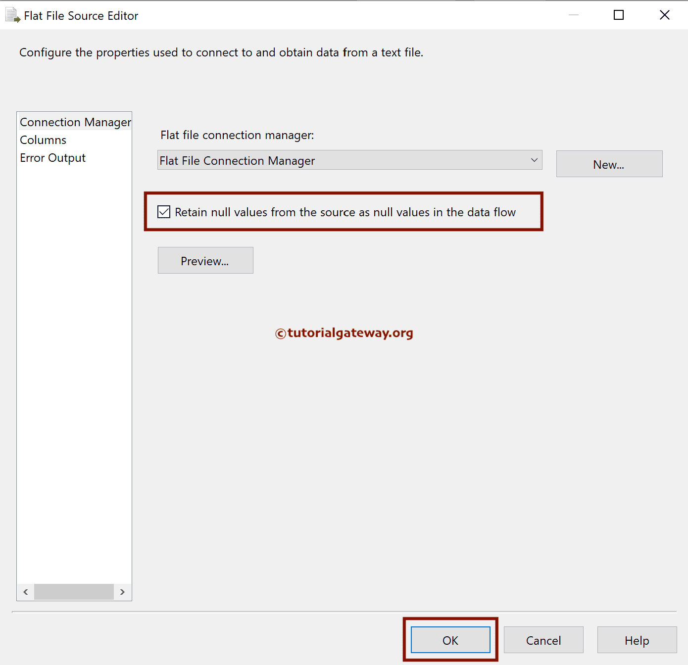 SSIS Load Flat File Blanks as NULLS in SQL Server 8