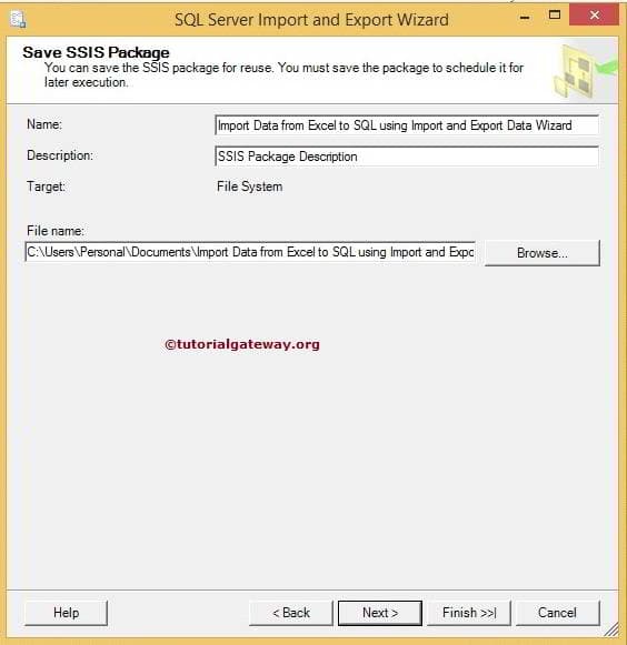 Import Data from Excel to SQL Using SSIS Import and Export