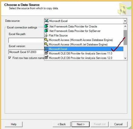 Import Data from Excel to Sql Server Using SSIS Import And Export Data Wizard 2