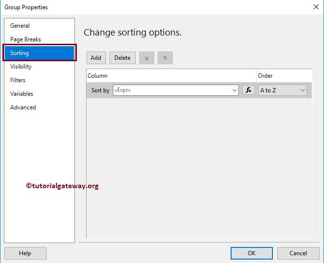 Insert Page Breaks in SSRS Report 16