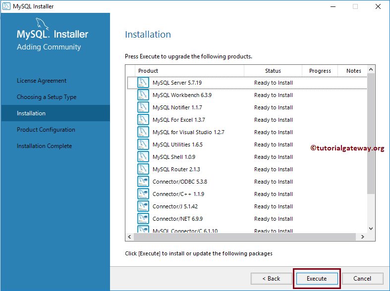 Install MySQL on Windows 10
