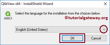 Choose the Default Language and click Ok 3