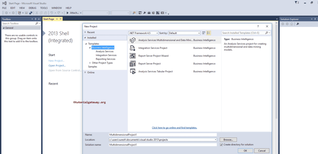 Install SQL Server Data Tools 8