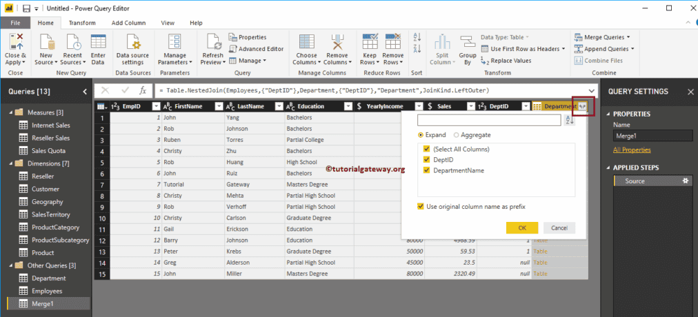 Joins in Power BI 12