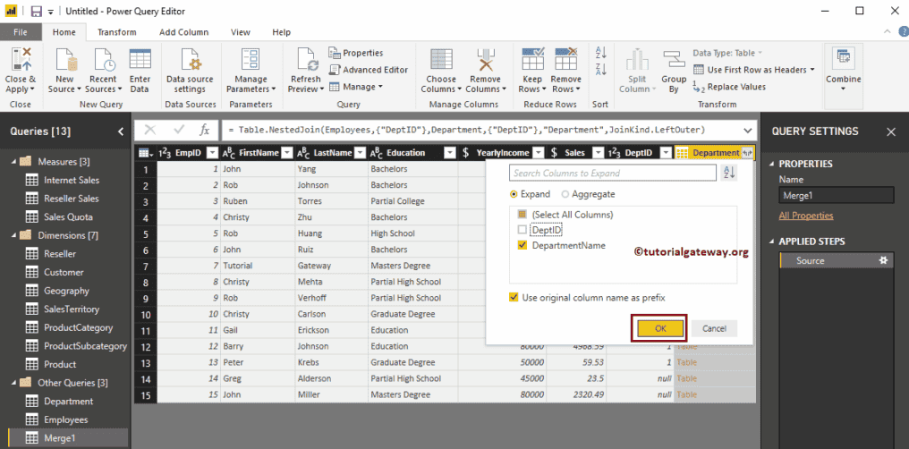 Joins in Power BI 13