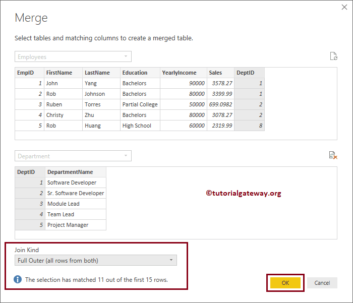 Joins in Power BI 17