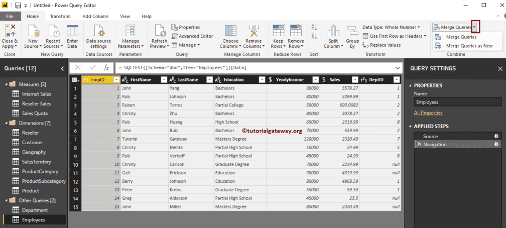 Joins in Power BI 4