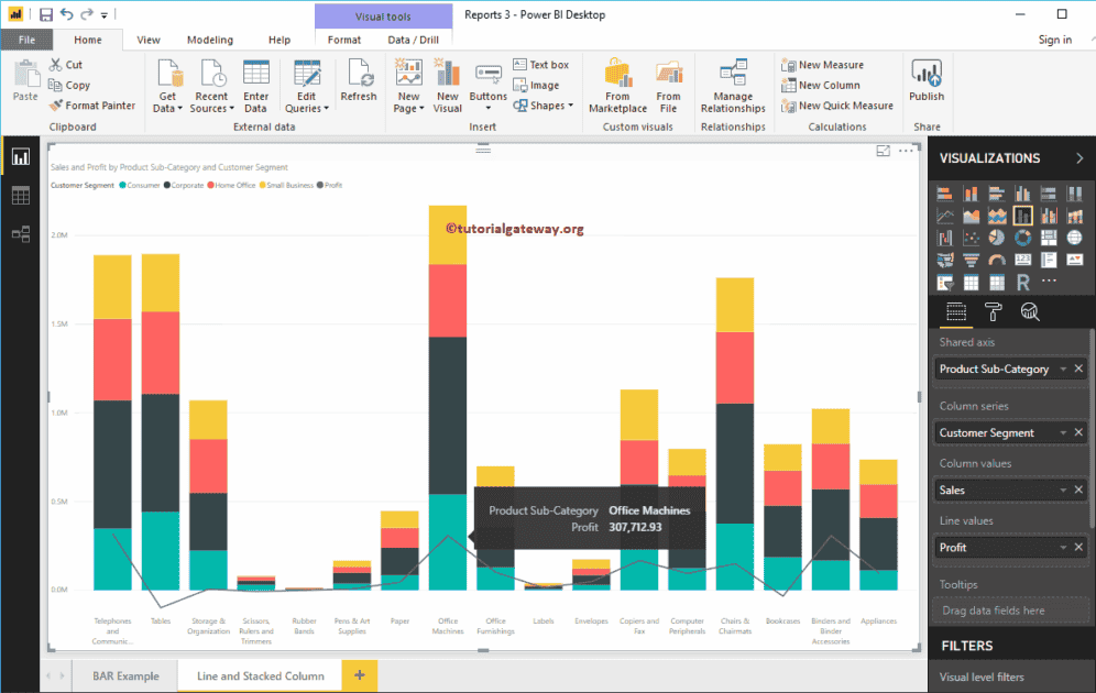 Power Bi Line Chart Tutorial