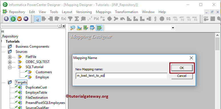 Assign Mapping Name
