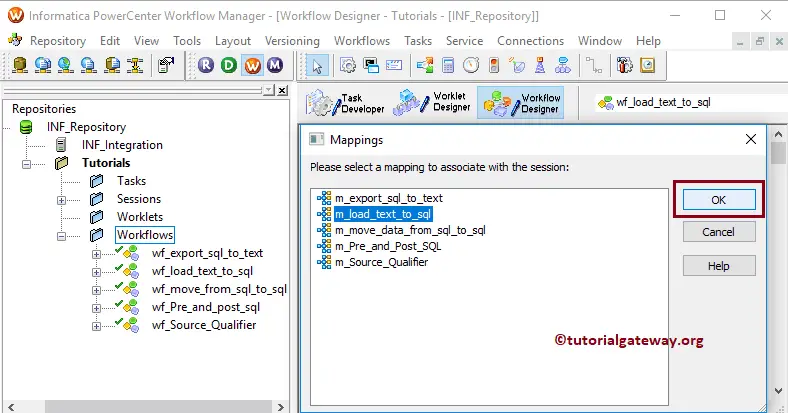 Select Load Data From Text File to SQL Server in Informatica Mapping
