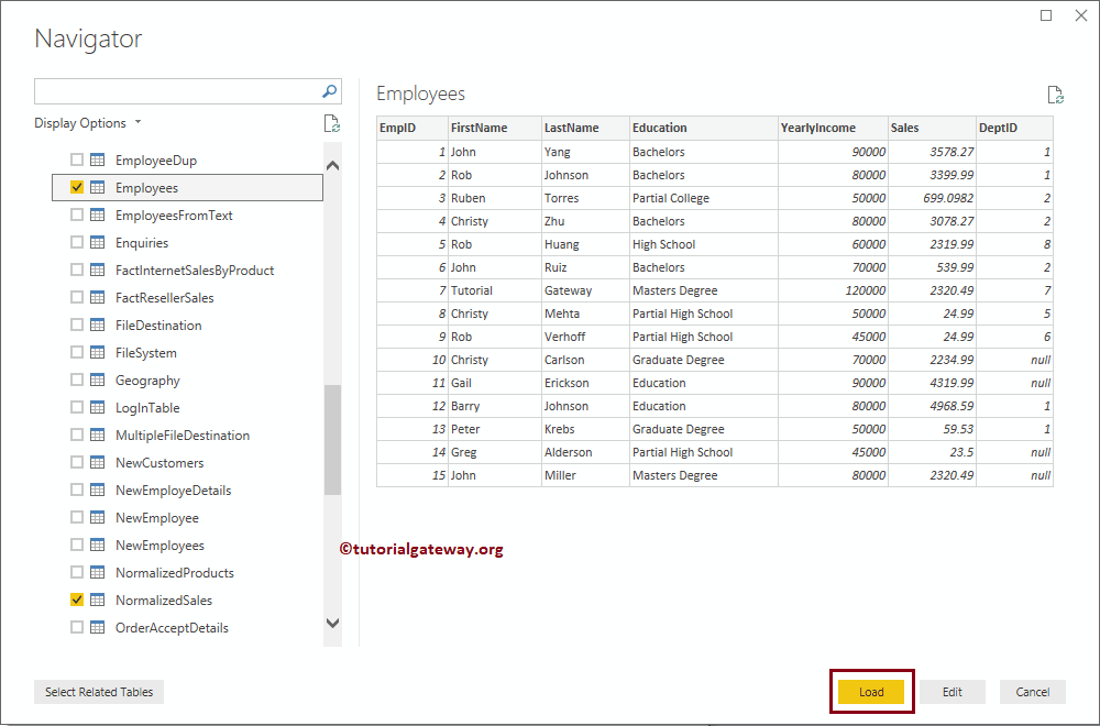 Load Data from Multiple Data Sources in Power BI 4