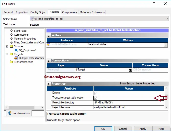 Load Two Text Files in to SQL Server in Informatica