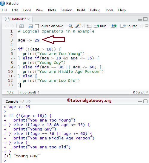 Logical Operators in R Programming 2