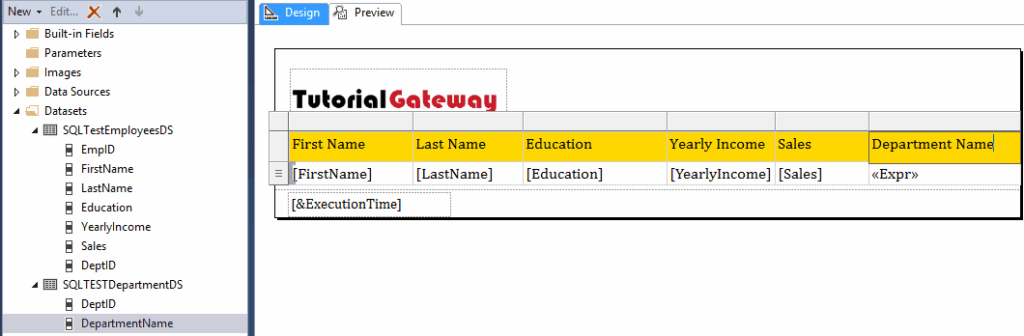 SSRS Lookup Function 10