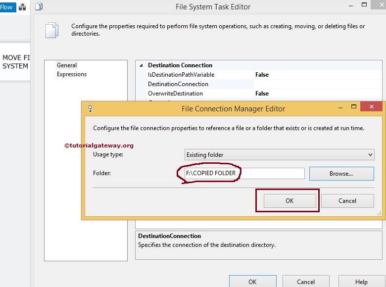 Move File Using SSIS File System Task 5