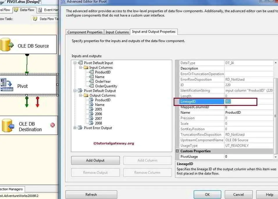 PIVOT TRANSFORMATION IN SSIS 2008 R2 10
