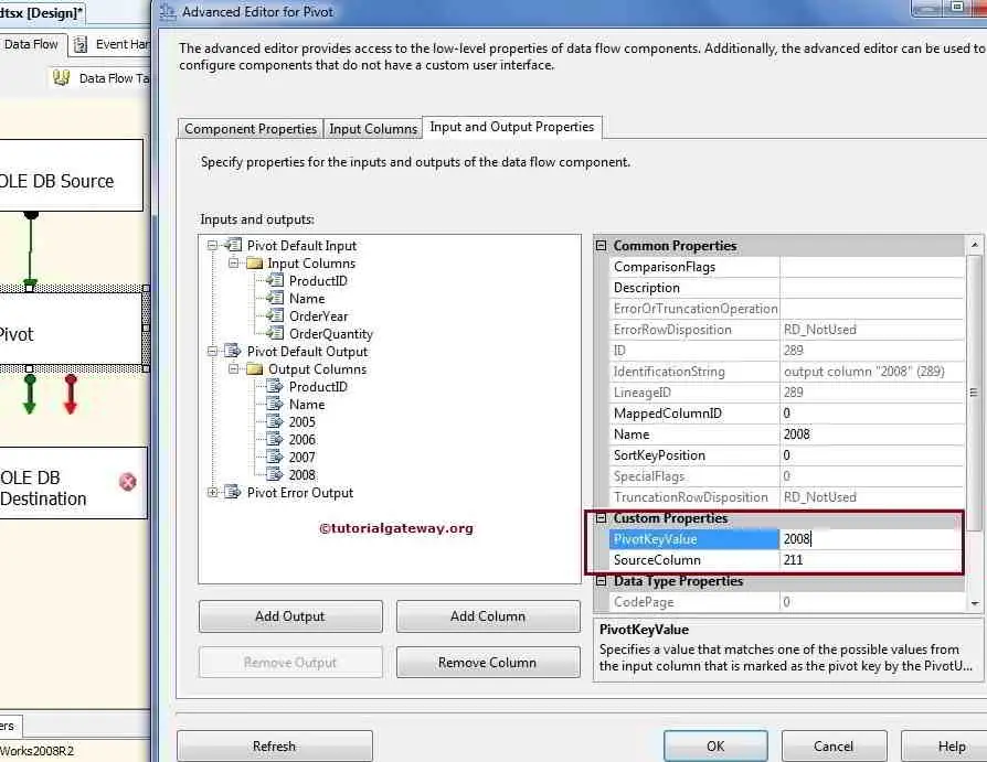 PIVOT TRANSFORMATION IN SSIS 2008 R2 16