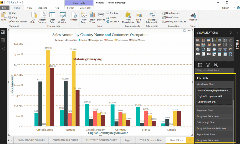 Power BI Advanced Filters 1