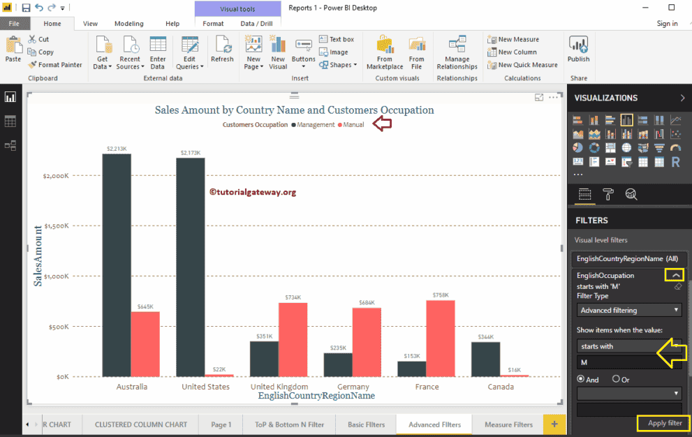 Power BI Advanced Filters 10