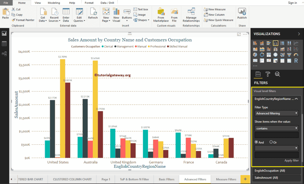 Power BI Advanced Filters 5