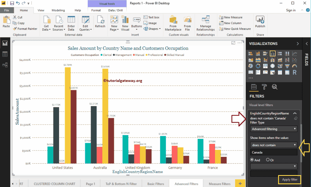 Power BI Advanced Filters 9