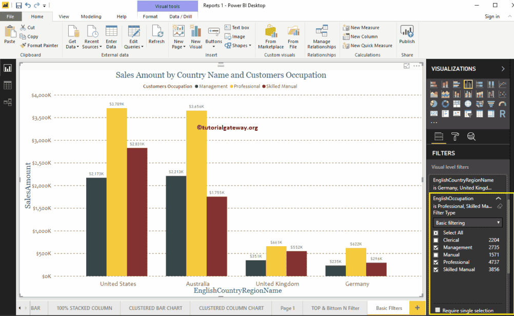 Power BI Basic Filters 10