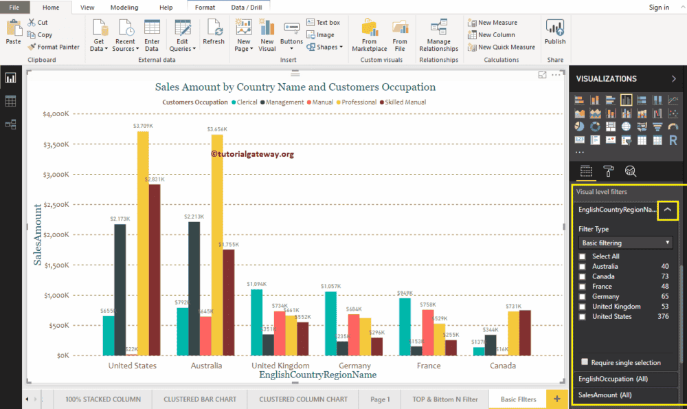Power BI Basic Filters 3