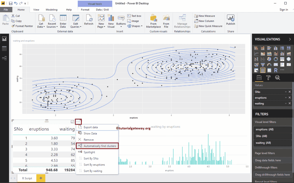 Choose Automatically find cluster option 9