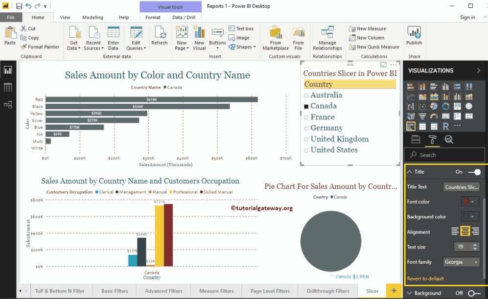 Power BI Slicer 12