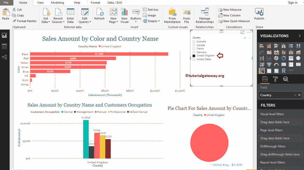 Choose Any Value from the Power BI Slicer 7