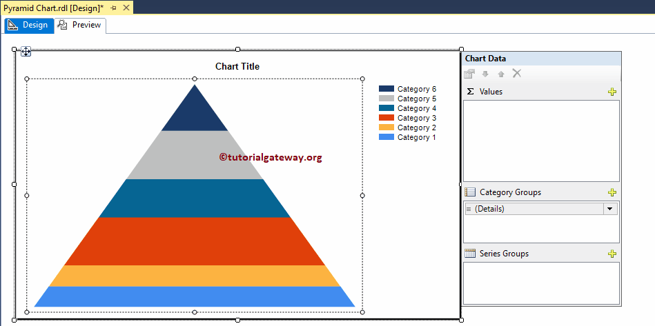 Add Pyramid Chart Data Columns