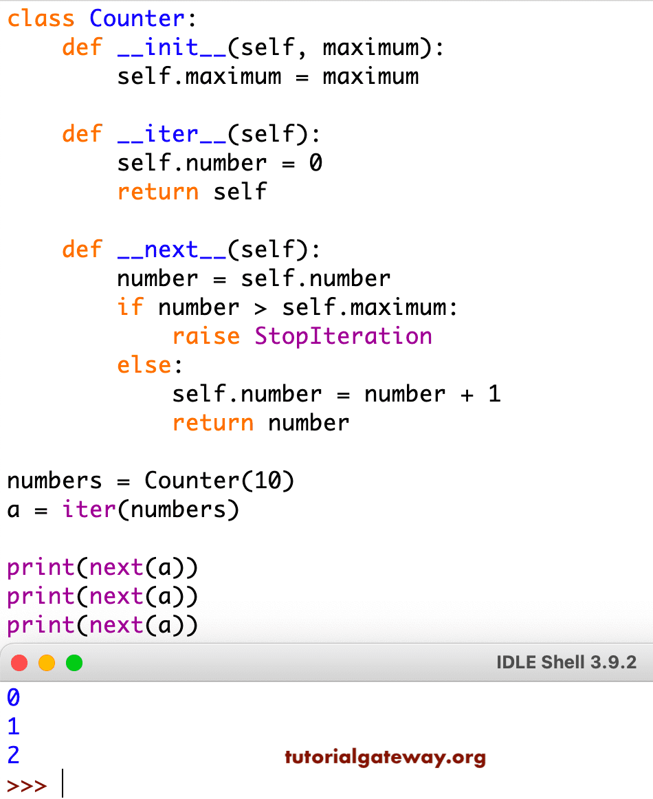 Python Iterator 8