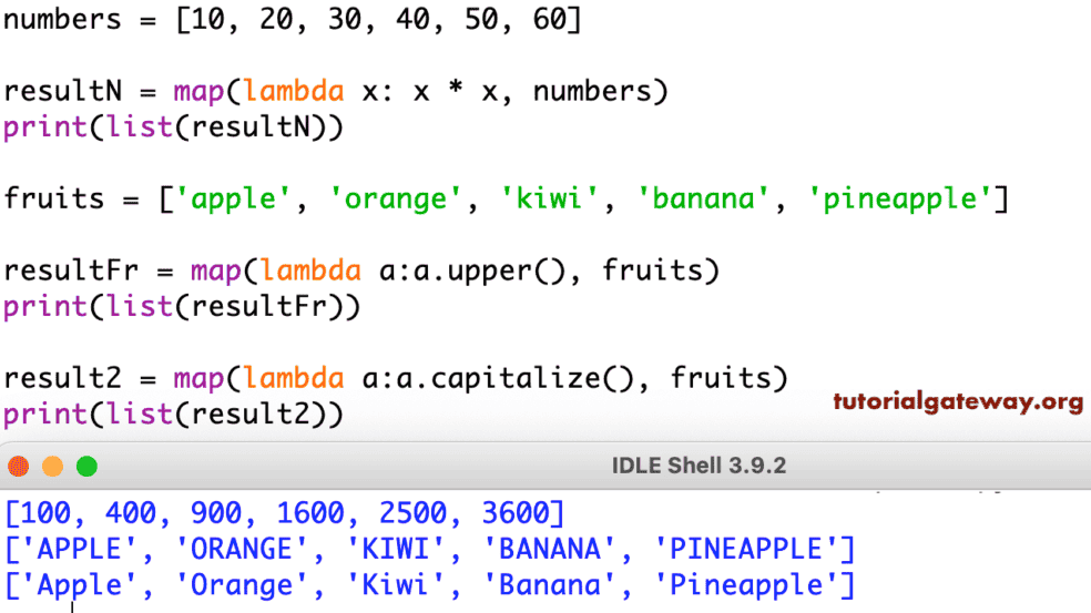 Python Map Dnslopez
