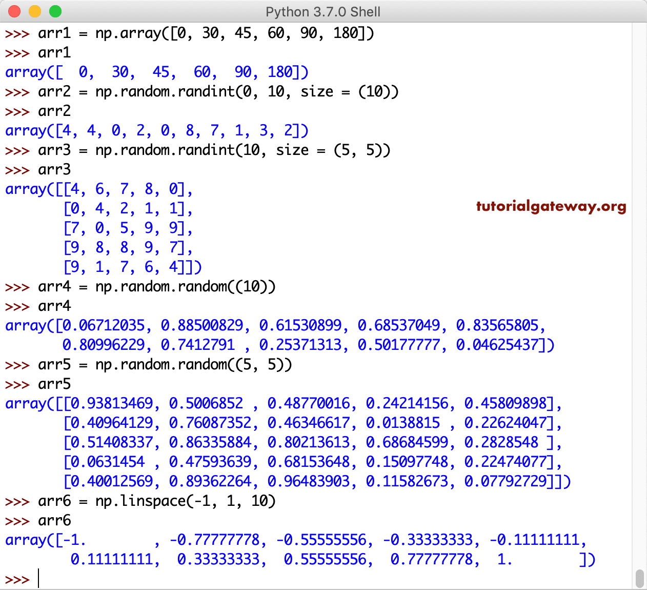 Python NumPy Trigonometric Functions