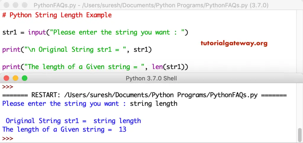 Python String Length 3