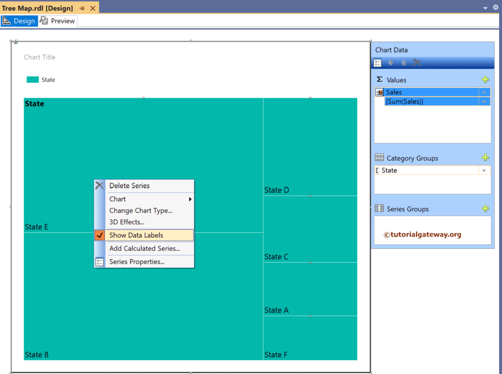 Show Data Labels as Numbers in SSRS Tree Map