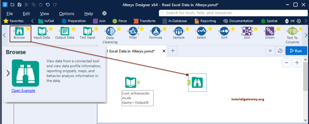Read Excel File in Alteryx 8