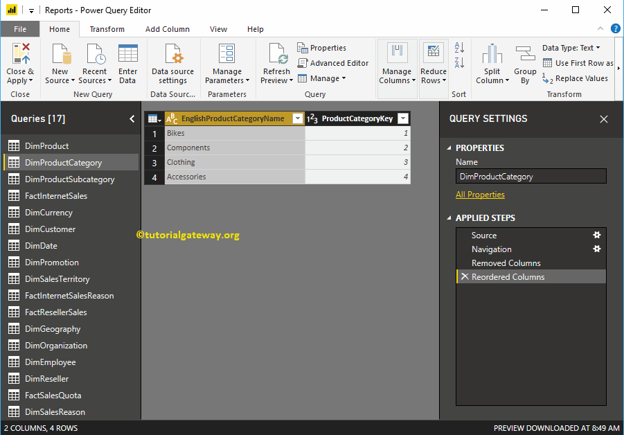 Remove Columns from Tables in Power BI 11