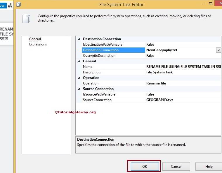 Rename FIle Using File System Task in SSIS 10