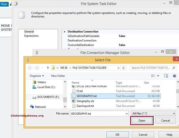 Rename FIle Using File System Task in SSIS 4