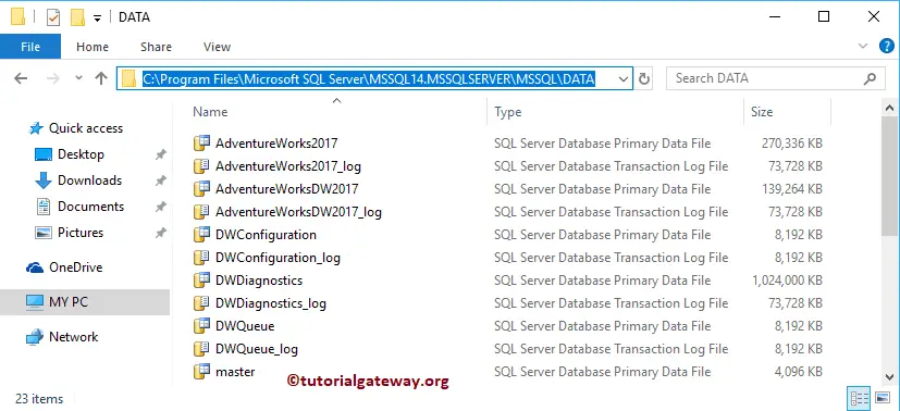 Restore Database in SQL Server using BAK 12