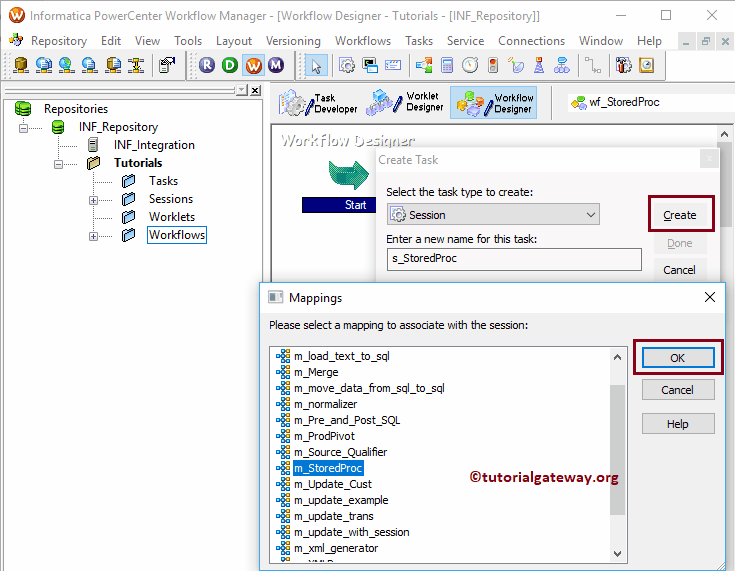 Select Stored Procedure Transformation in Informatica mapping