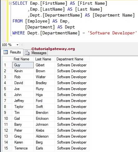SQL CROSS JOIN Where Clause 2