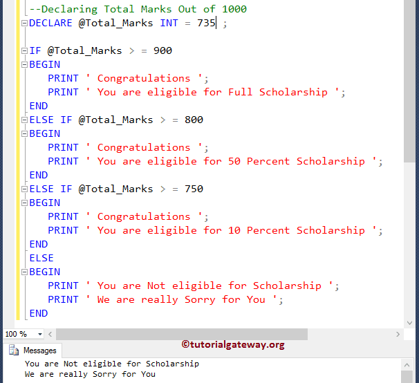 SQL ELSE IF 4