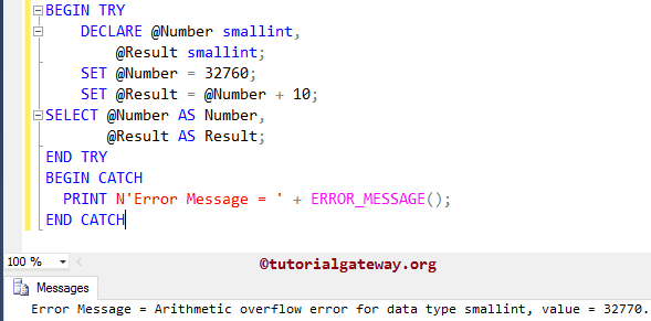 SQL ERROR MESSAGE 2