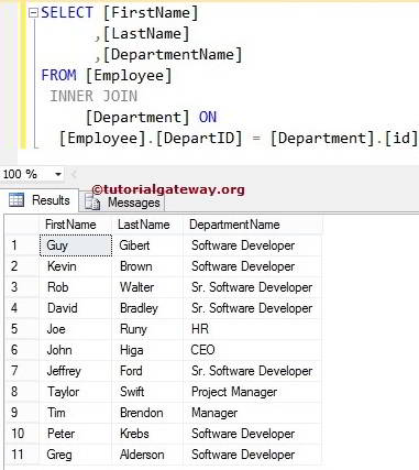 Sql Inner Join Sql Join