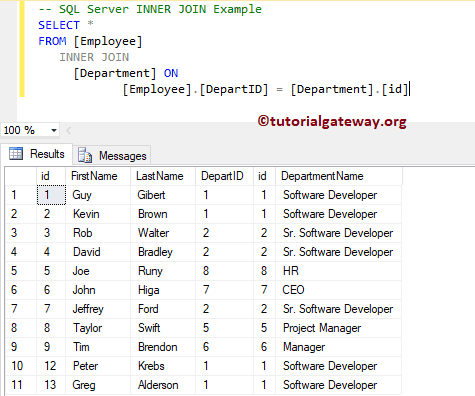 Sql Inner Join Sql Join
